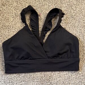 Aerie offline black bralette size large